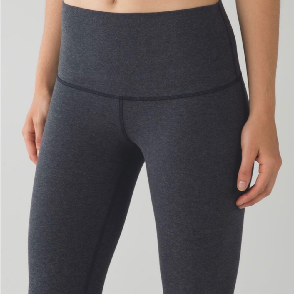 lululemon Wunder Under Roll Down Practice Cotton Leggings 4